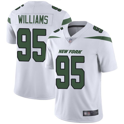 New York Jets Limited White Youth Quinnen Williams Road Jersey NFL Football #95 Vapor Untouchable->women nfl jersey->Women Jersey